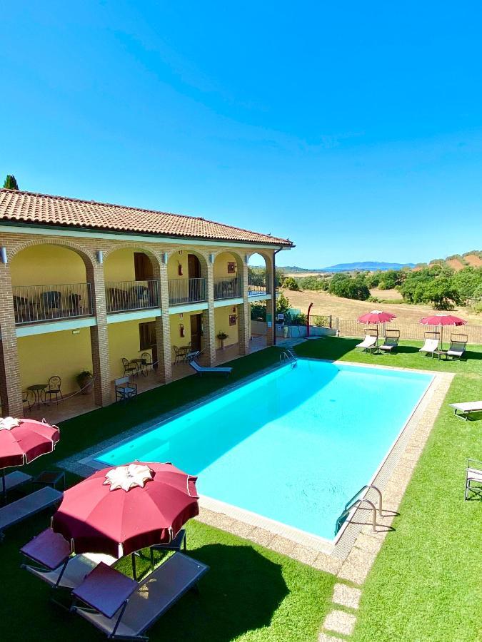 Hotel Ristorante Le Querciolaie Dei Ricci Fonteblanda Exteriör bild