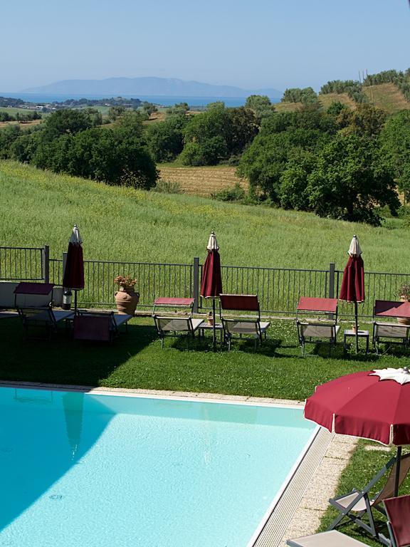 Hotel Ristorante Le Querciolaie Dei Ricci Fonteblanda Exteriör bild